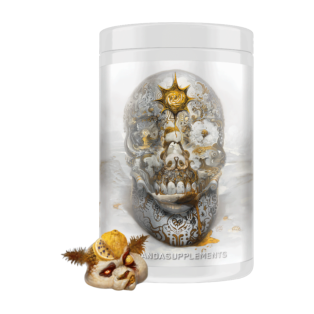 Panda Supplements, Skull Nootropic Pre-Workout, Insane In The Membrane (Blueberry Pineapple Lemonade), 40 Servings