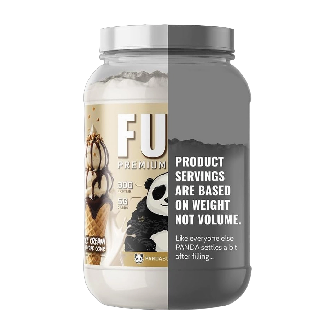 Panda Supplements, Fuel Premium Protein, Sundae Ice Cream Cone, 25 Servings, 2.5 lb