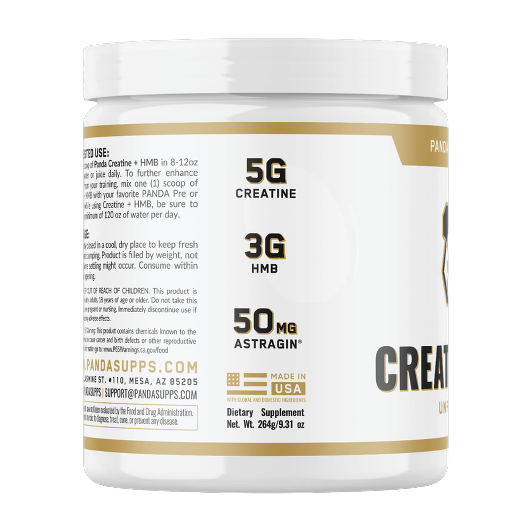 Panda Supplements, Creatine + HMB, 30 Servings