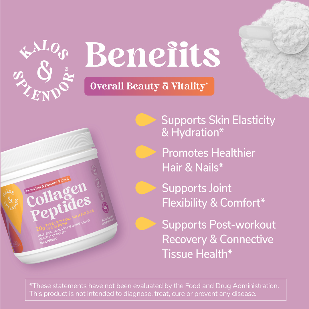 21st Century, Kalos & Splendorï¿½ Collagen Peptides, Unflavored, 10.6 oz (300 g) lifestyle image