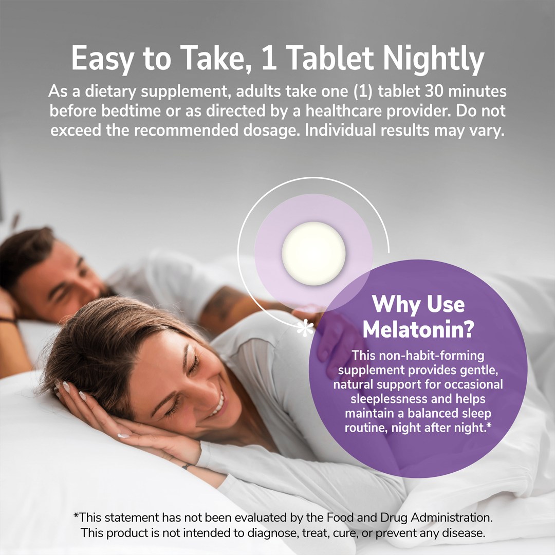 21st Century, Melatonin, 5 mg, 120 Tablets lifestyle image