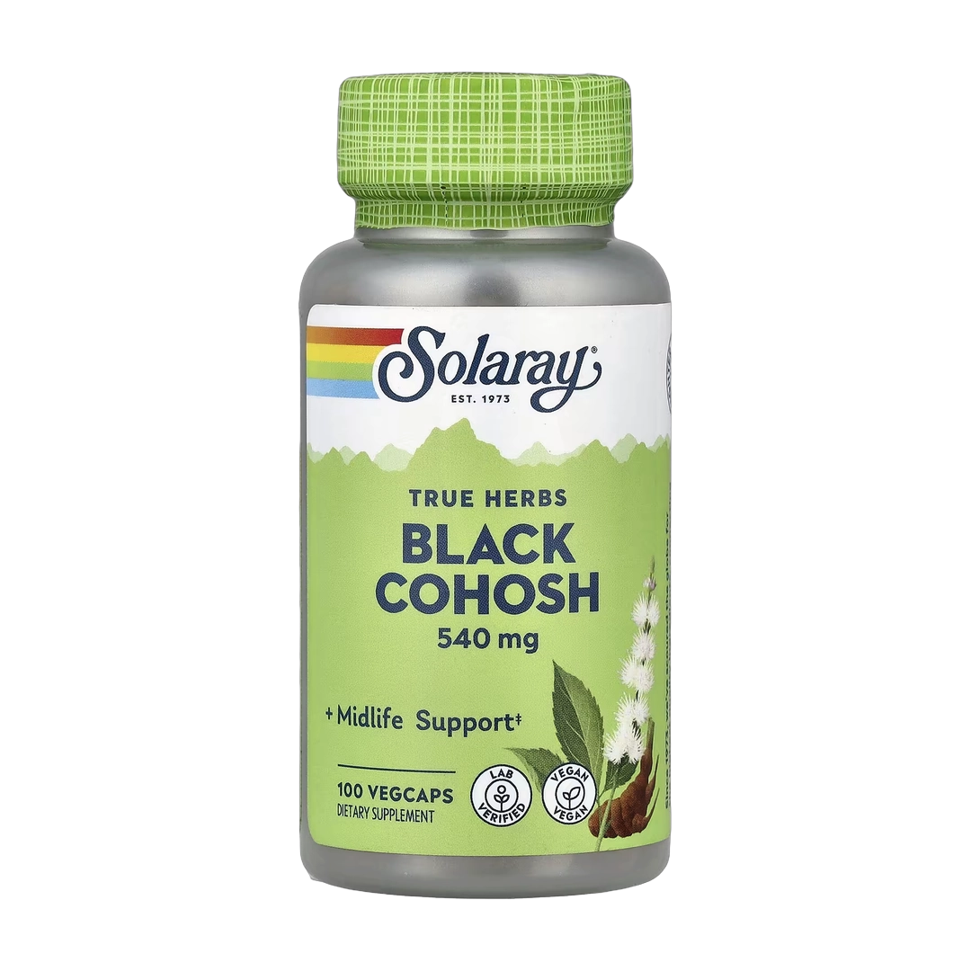 Solaray, True Herbs, Black Cohosh, 540 mg , 100 VegCaps