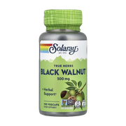 Solaray, True Herbs, Black Walnut, 500 mg, 100 VegCaps
