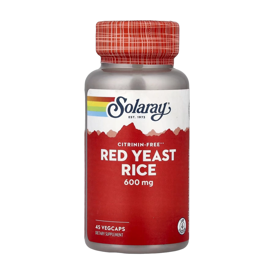 Solaray, Red Yeast Rice, 600 mg, 45 VegCaps