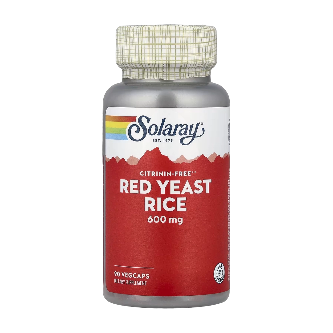 Solaray, Red Yeast Rice, 600 mg, 90 VegCaps