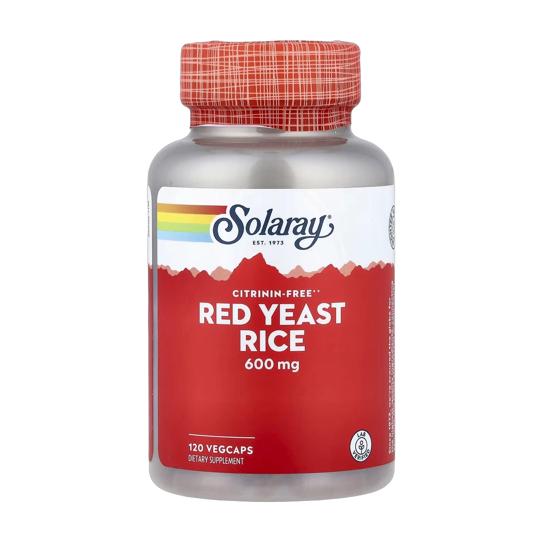 Solaray, Red Yeast Rice, 600 mg, 120 VegCaps