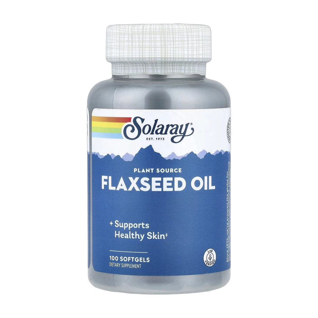 Solaray, Flaxseed Oil, 100 Softgels