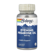 Solaray, Plant Sourced Evening Primrose Oil, 500 mg, 90 Softgels