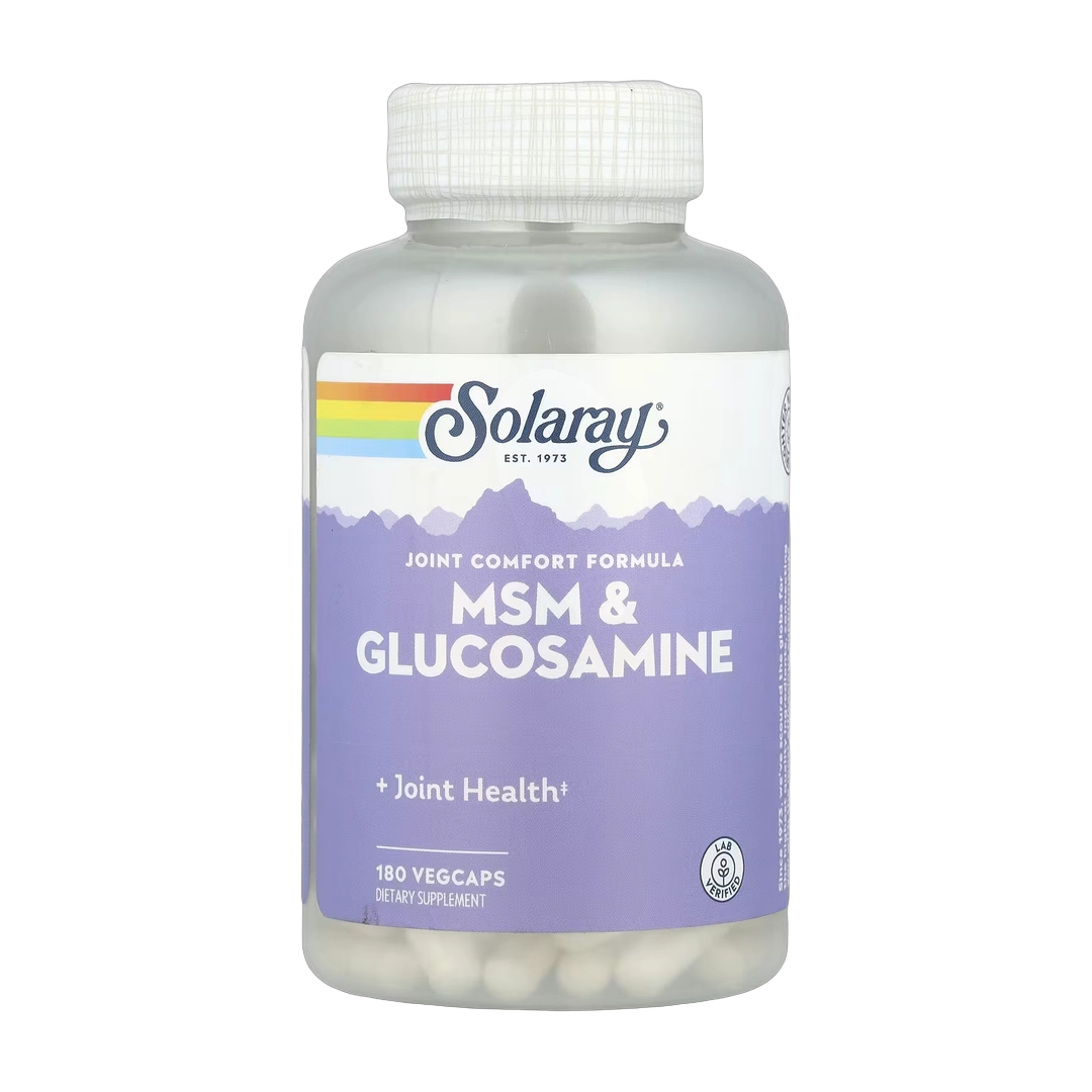 Solaray, MSM & Glucosamine, 180 VegCaps
