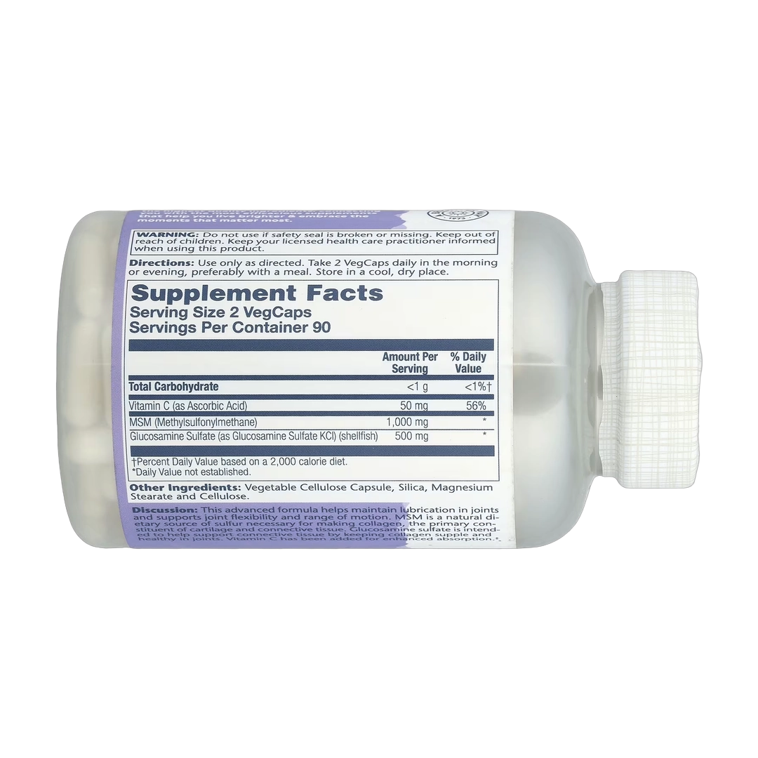 Solaray, MSM & Glucosamine, 180 VegCaps