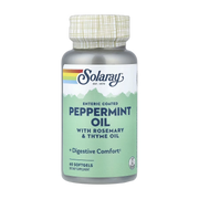 Solaray, Enteric Coated Peppermint Oil With Rosemary & Thyme Oil, 60 Softgels