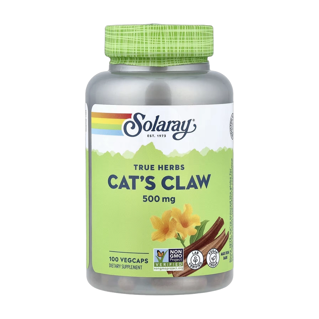Solaray, True Herbs, Cat's Claw, 500 mg, 100 VegCaps