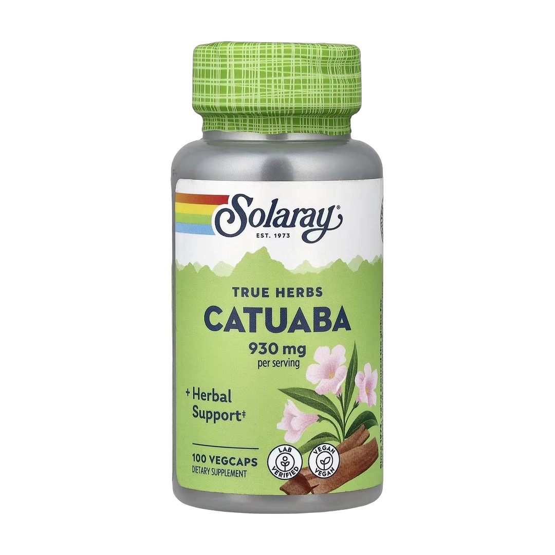 Solaray, True Herbs, Catuaba, 100 VegCaps