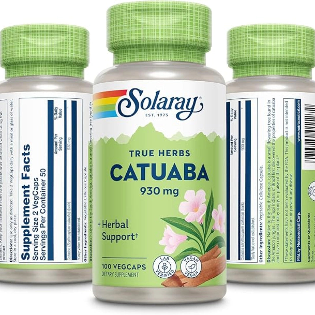 Solaray, True Herbs, Catuaba, 100 VegCaps