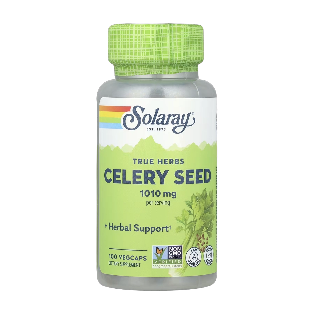 Solaray, True Herbs, Celery Seed, 100 VegCaps