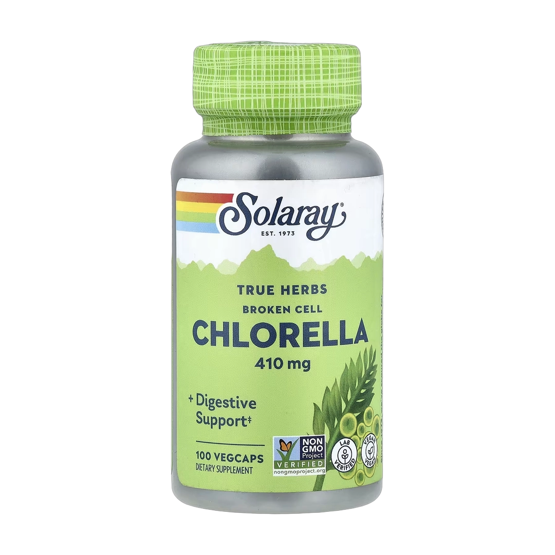 Solaray, Broken Cell Chlorella, 410 mg, 100 VegCaps