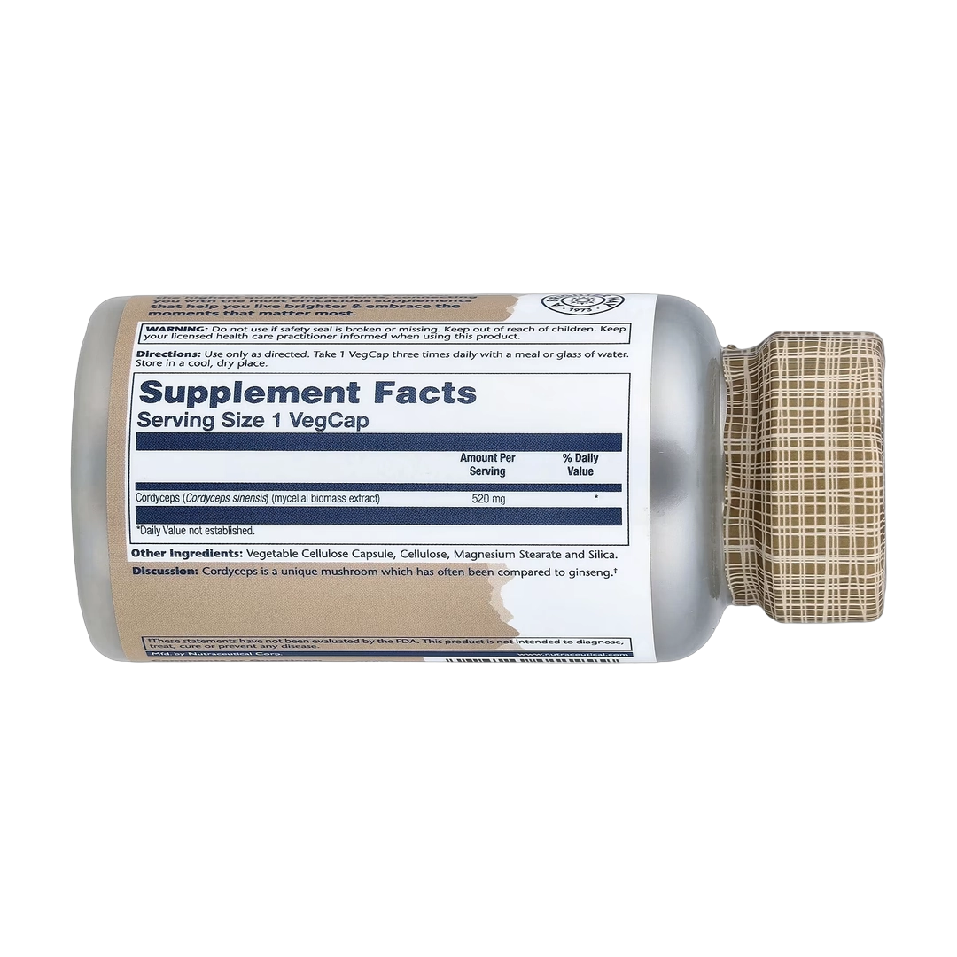 Solaray, Cordyceps Mushrooms, 520 mg, 100 VegCaps