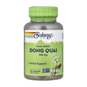 Solaray Dong Quai supplement bottle on a white background