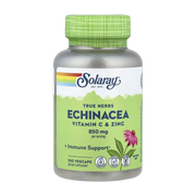 Solaray, True Herbs, Echinacea, Vitamin C & Zinc, 100 VegCaps