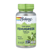 Solaray, True Herbs, Fenugreek, 100 VegCaps (620 mg per Capsule)
