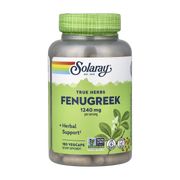 Solaray, True Herbs, Fenugreek, 180 VegCaps (620 mg per Capsule)