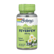 Solaray, True Herbs, Feverfew, 380 mg, 100 VegCaps