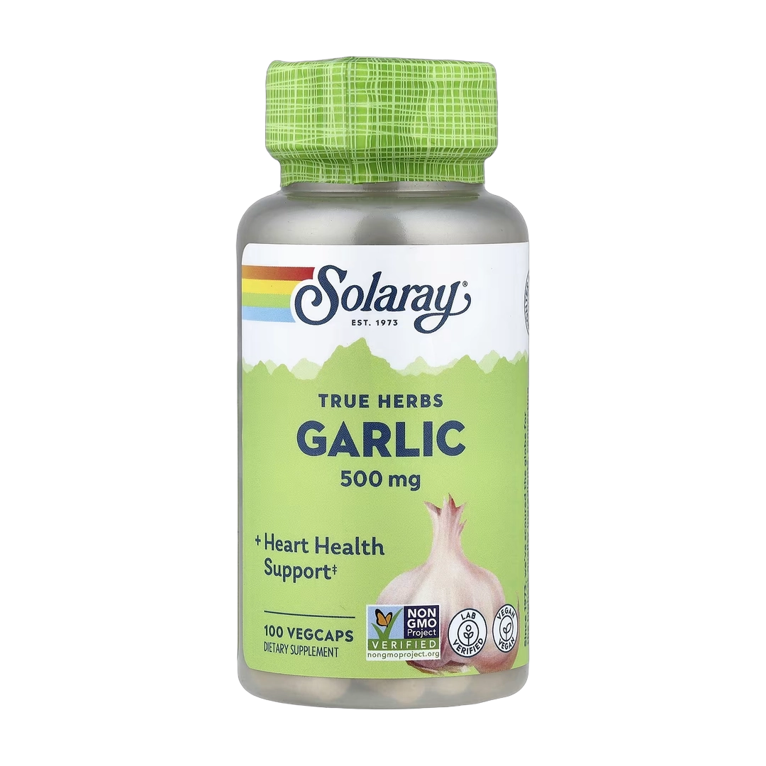 Solaray, True Herbs, Garlic, 500 mg, 100 VegCaps