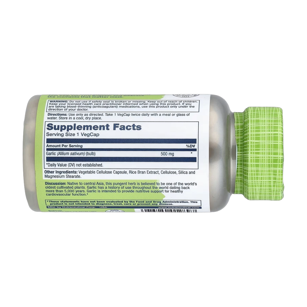 Solaray, True Herbs, Garlic, 500 mg, 100 VegCaps