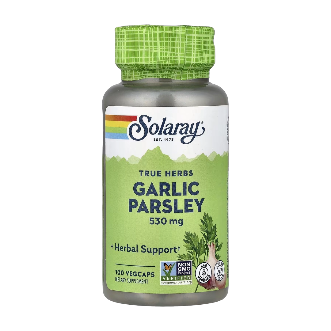 Solaray, True Herbs, Garlic Parsley, 100 VegCaps