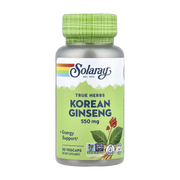 Solaray, True Herbs, Korean Ginseng, 550 mg, 50 VegCaps