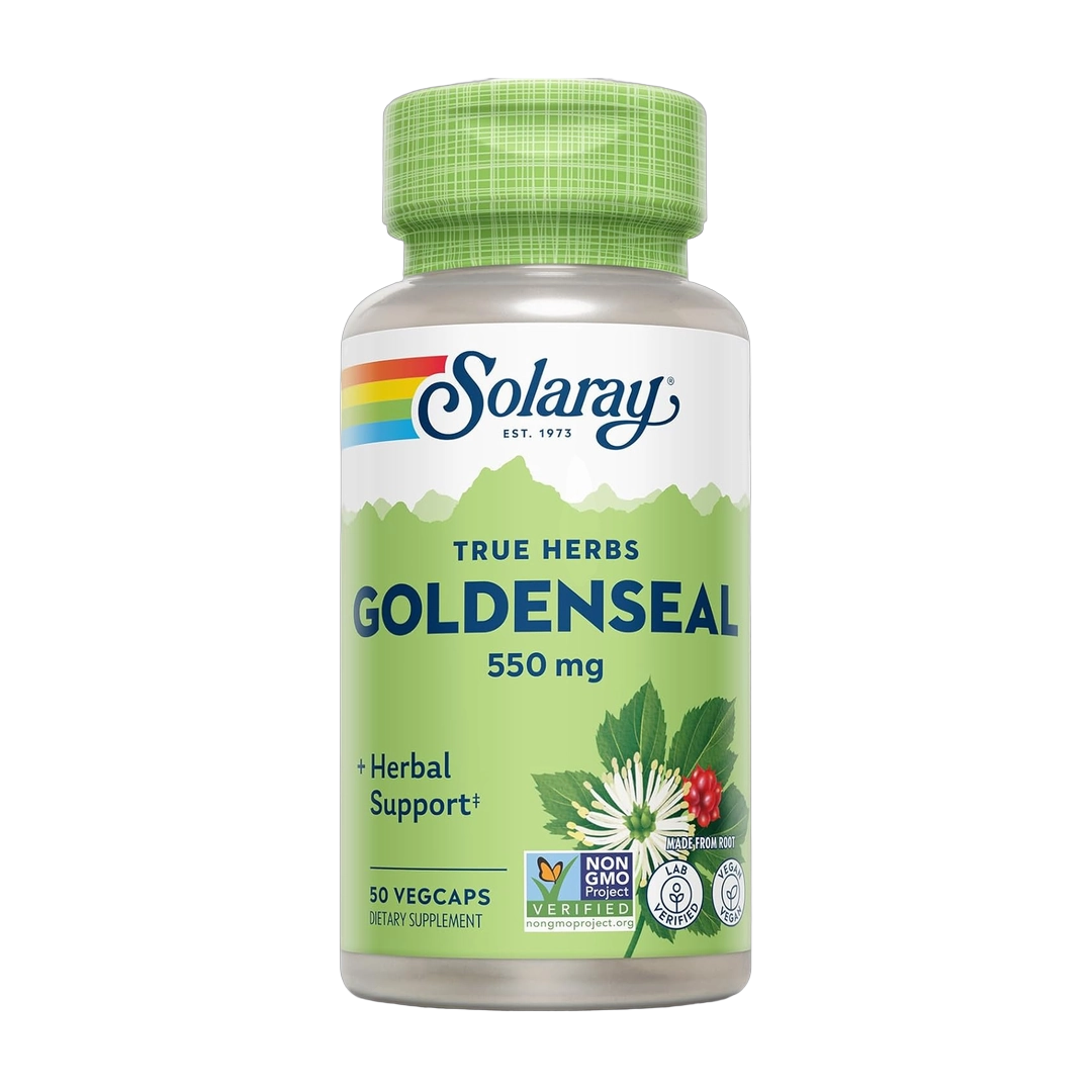 Solaray, Goldenseal Root Capsules 550 mg, 50 VegCaps