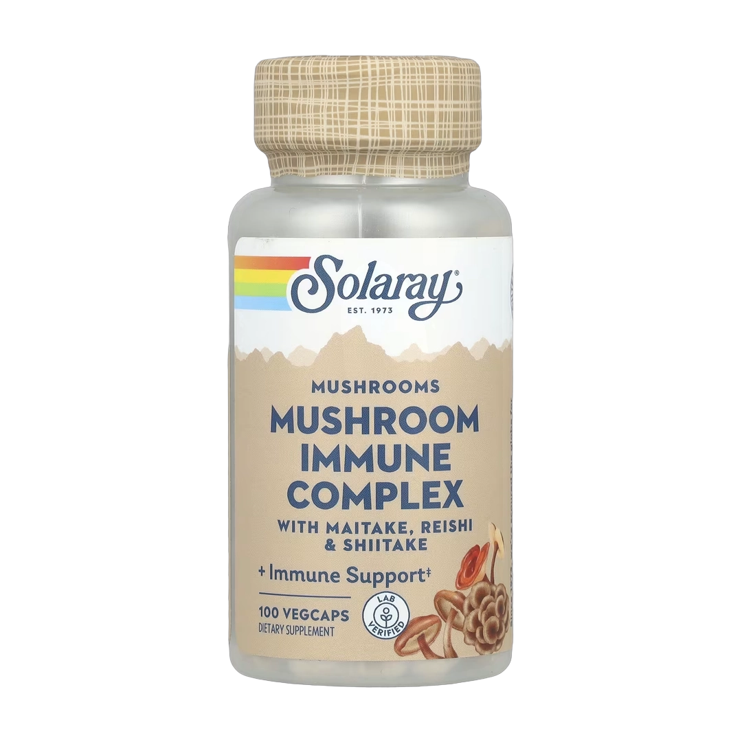 Solaray, Mushroom Immune Complex with Maitake, Reishi & Shiitake, 100 VegCaps