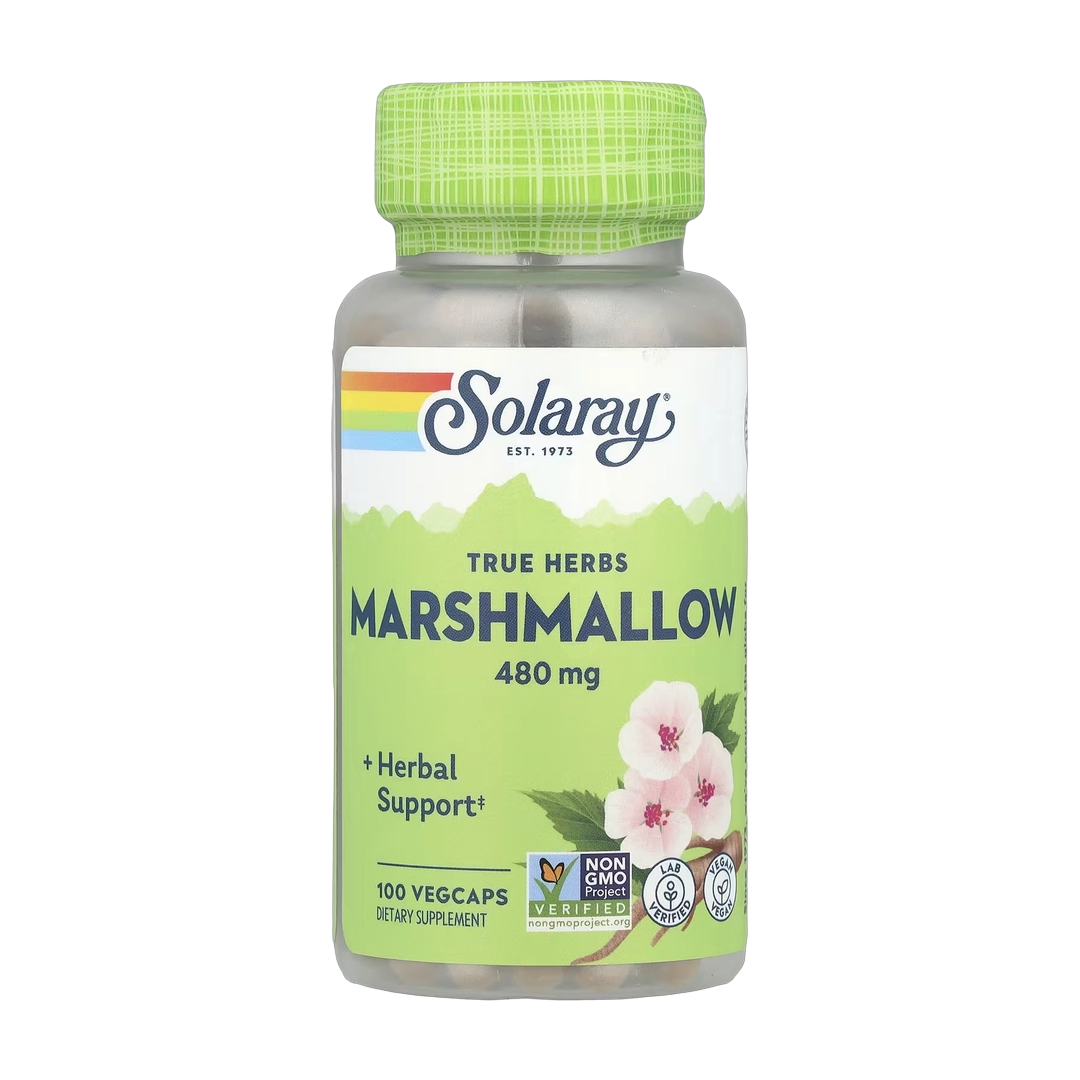 Solaray, True Herbs, Marshmallow, 480 mg, 100 VegCaps