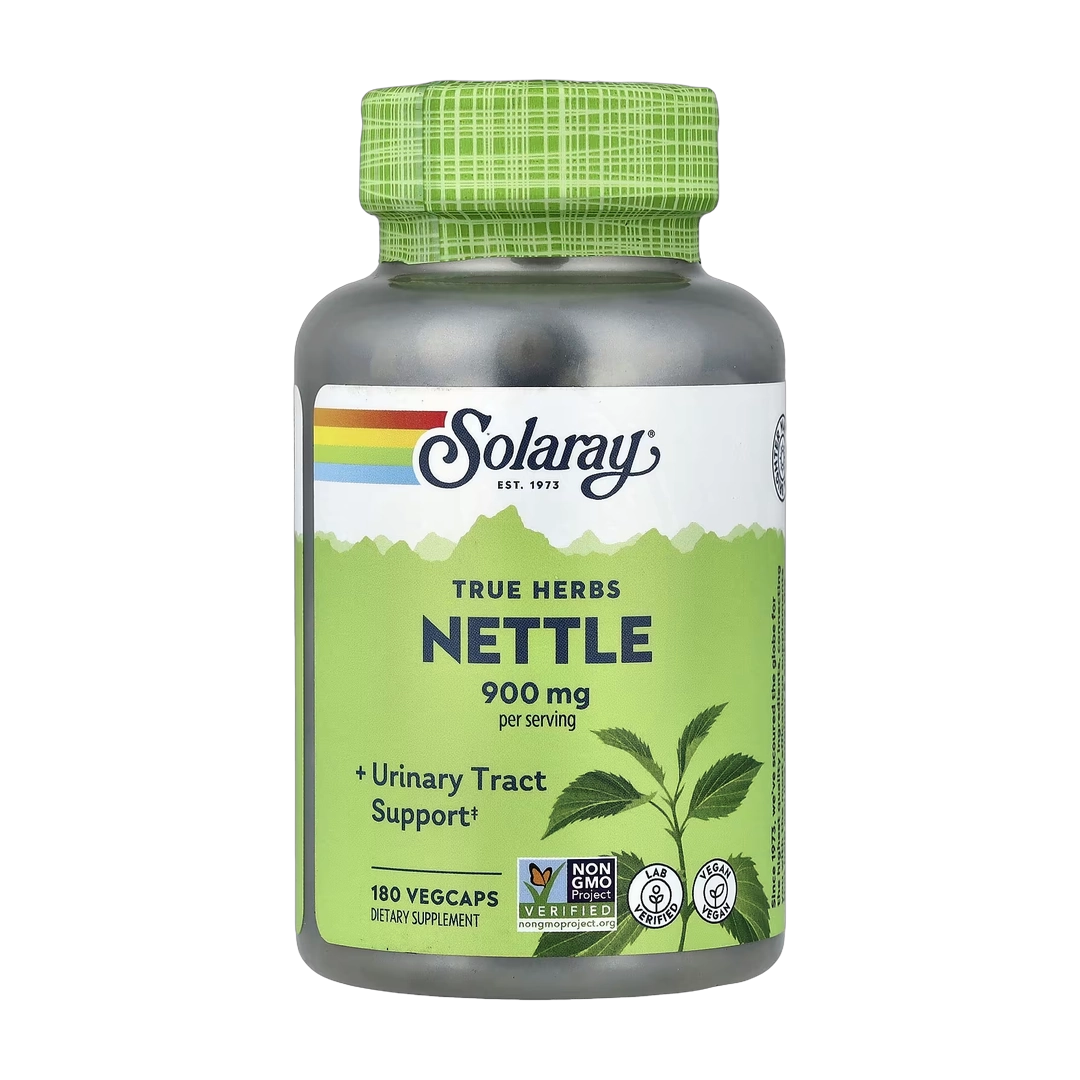 Solaray, True Herbs, Nettle, 180 VegCaps (450 mg per Capsule)