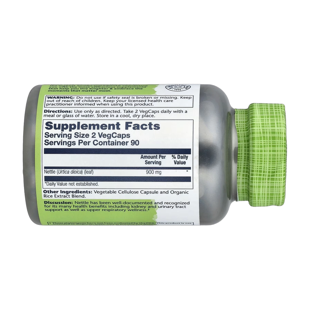 Solaray, True Herbs, Nettle, 180 VegCaps (450 mg per Capsule)