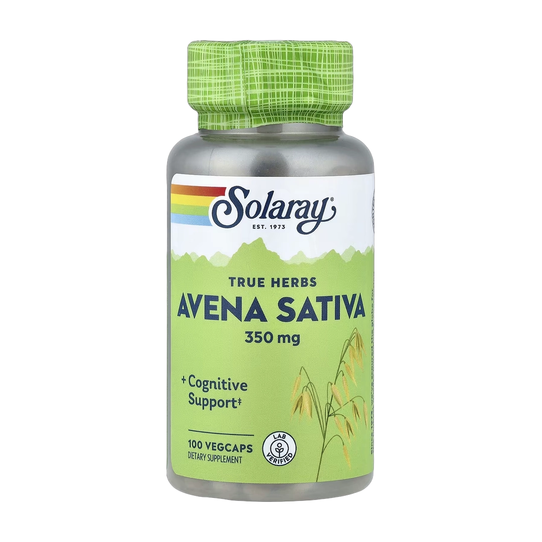 Solaray, True Herbs, Avena Sativa, 350 mg, 100 VegCaps