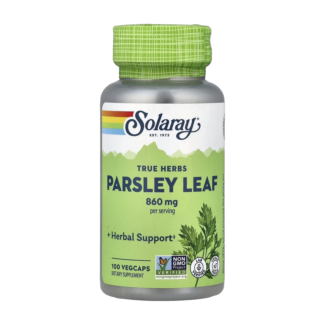 Solaray, True Herbs, Parsley Leaf, 100 VegCaps (430 mg per Capsule)