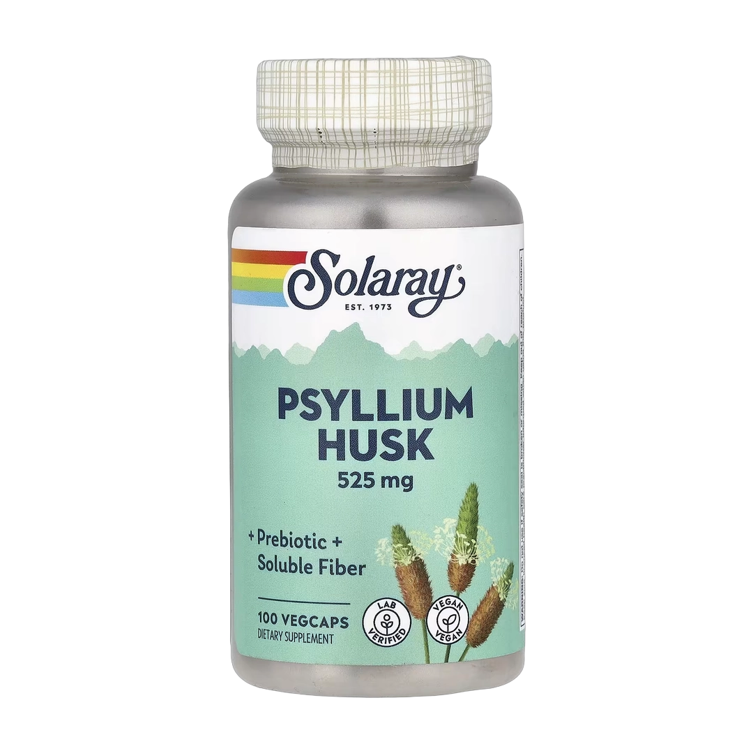 Solaray, Psyllium Husk, 525 mg , 100 VegCaps