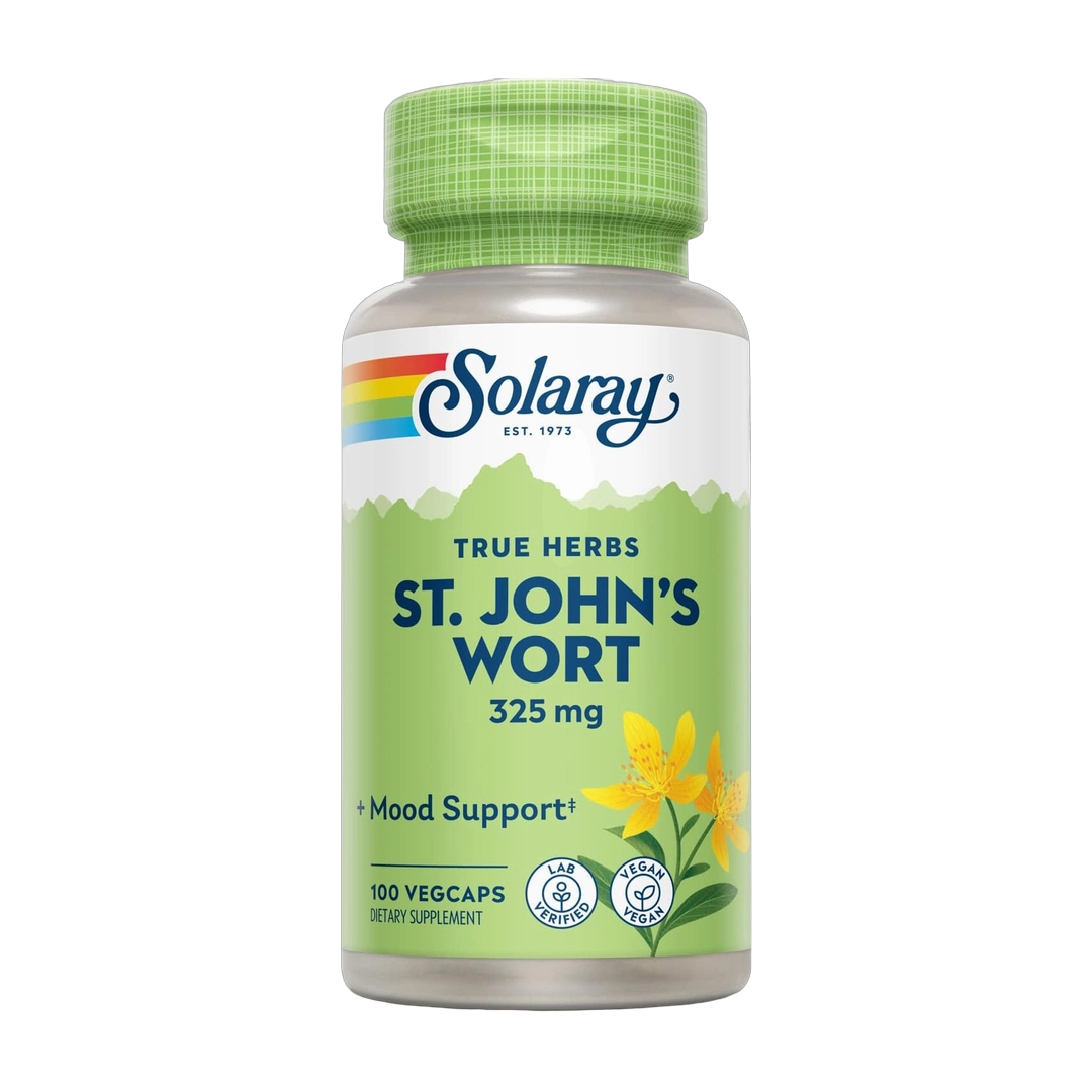 Solaray, St Johns Wort, 325 mg, 100 Vegcaps