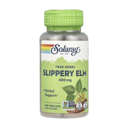 Solaray, True Herbs, Slippery Elm, 400 mg, 100 VegCaps