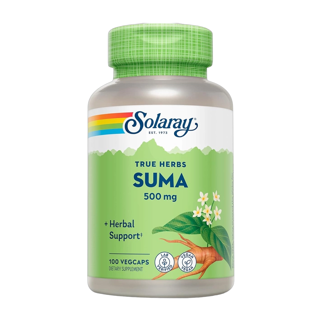 SOLARAY, Suma Root 500mg, 100 VegCaps
