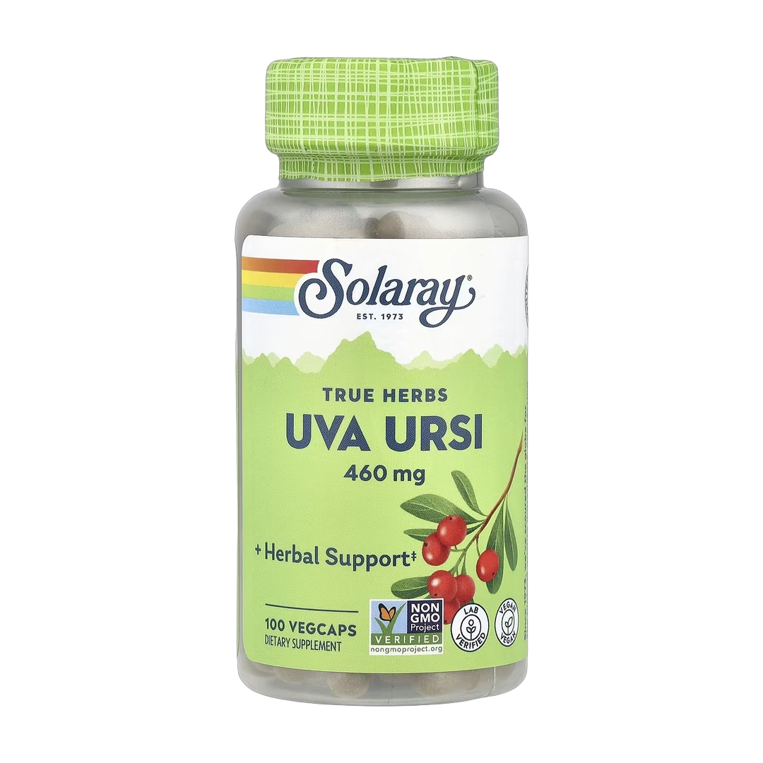 Solaray, True Herbs, Uva Ursi, 460 mg, 100 VegCaps
