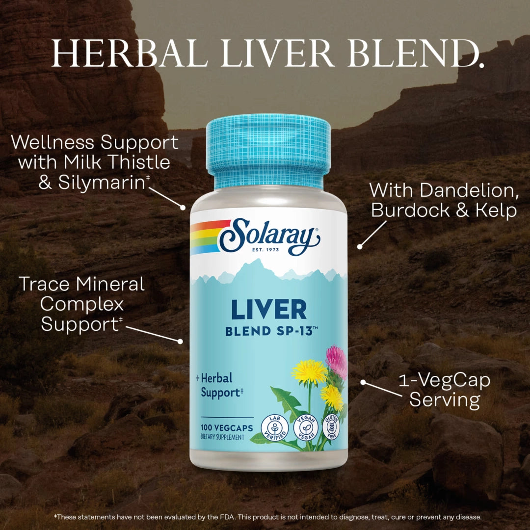 Solaray, Liver Blend SP-13™, 100 VegCaps