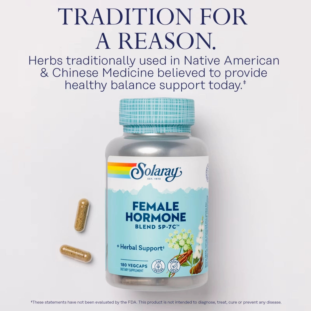 Solaray, Female Hormone Blend SP-7C™, 180 VegCaps