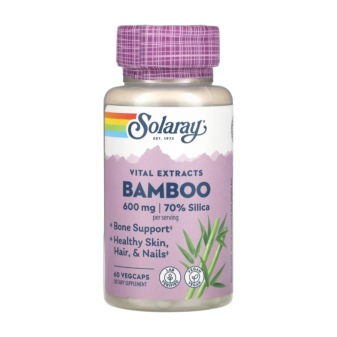 Solaray, Vital Extracts, Bamboo, 60 VegCaps (300 mg per VegCap)