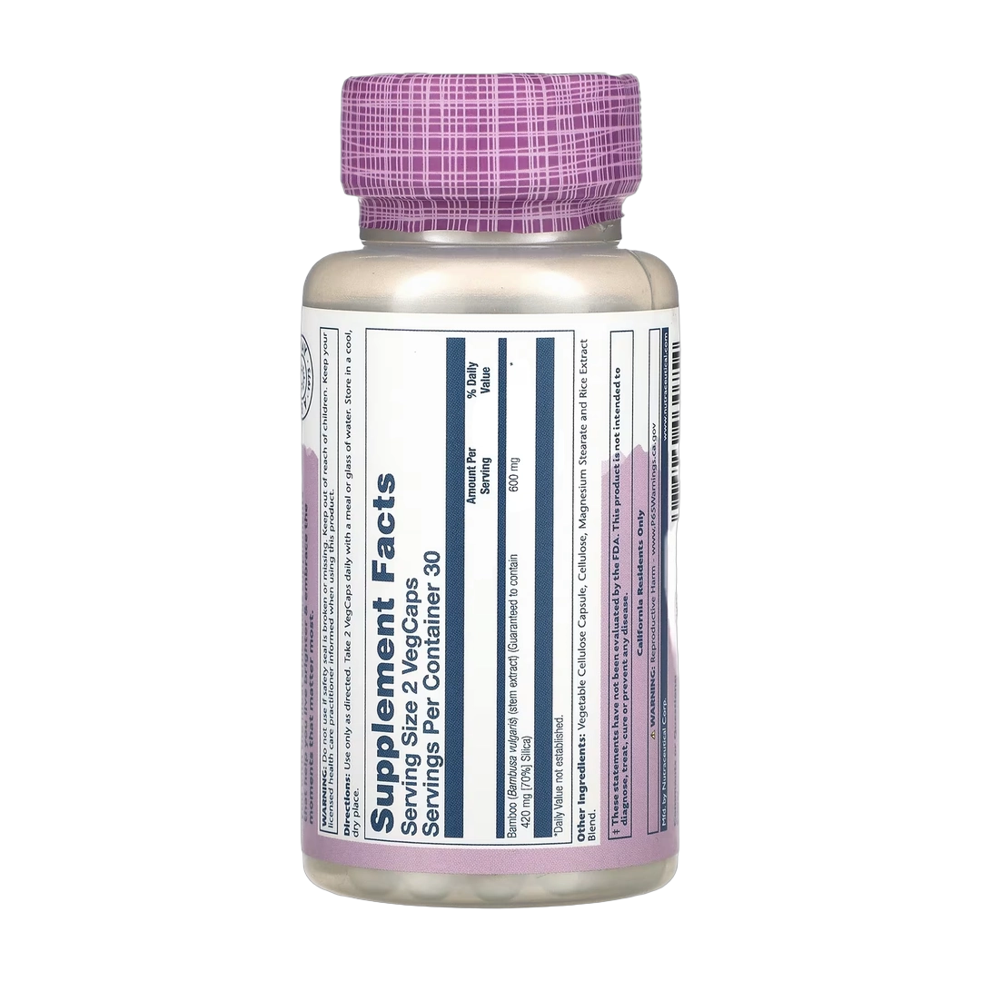 Solaray, Vital Extracts, Bamboo, 60 VegCaps (300 mg per VegCap)