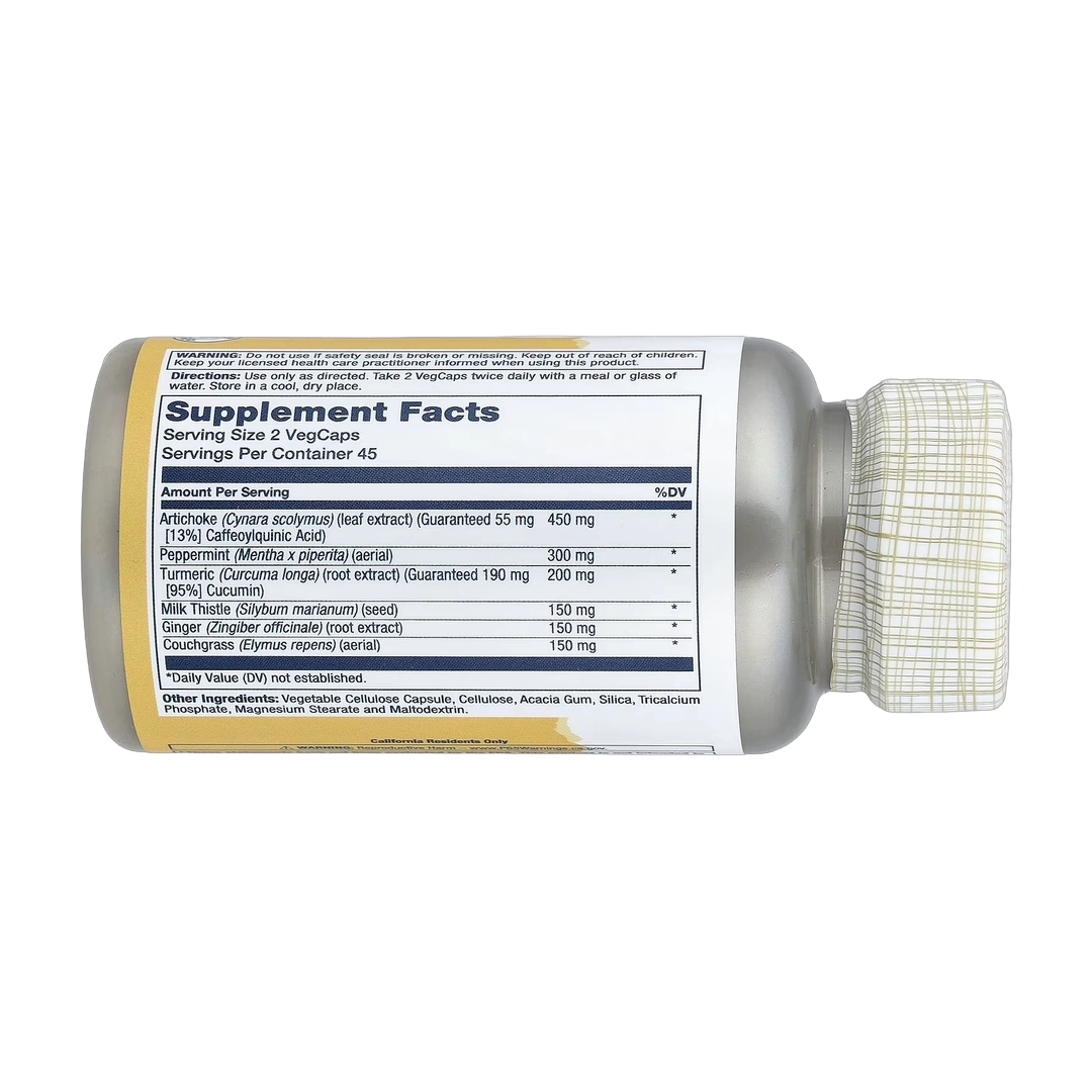 Solaray, Gallbladder Support Formula, With Artichoke & Milk Thistle, 90 VegCaps