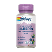 Solaray, Bilberry Berry Extract 42 mg, 60 VegCaps