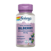Solaray, Bilberry Berry Extract 42 mg, 120 VegCaps