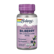 Solaray, Vital Extracts, Bilberry, 60 mg, 60 VegCaps